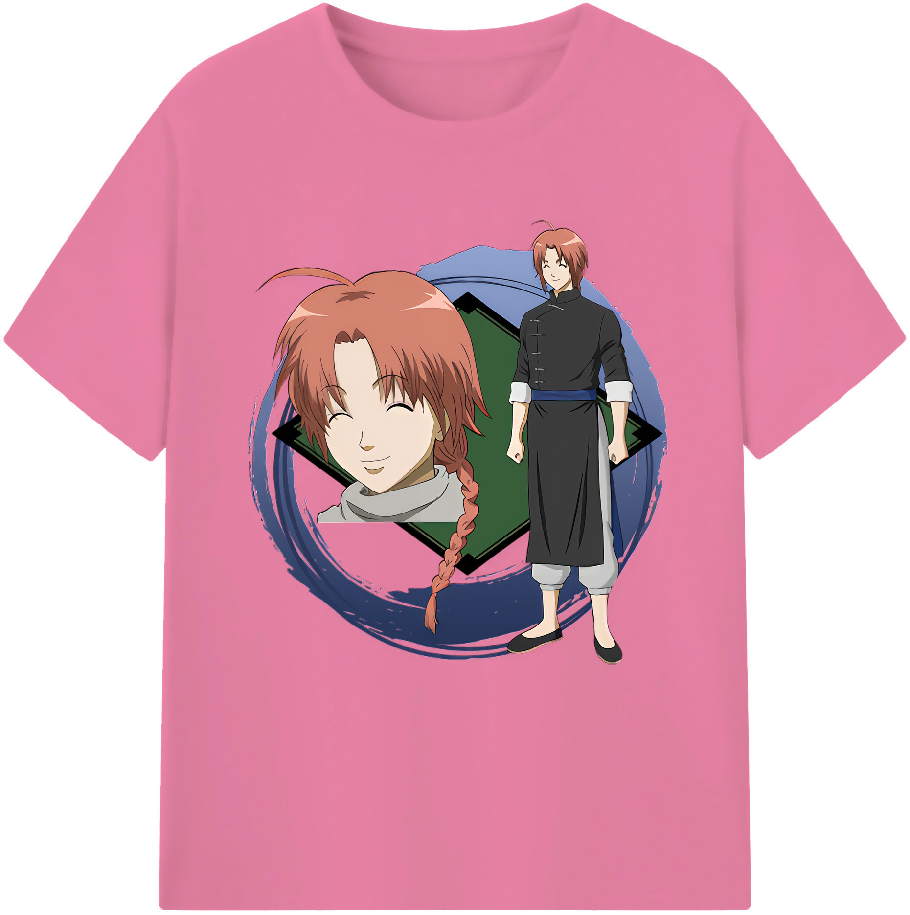 （画像用） ぎんたま 坂田銀時（さかたぎんとき） 神楽 志村新八（しむら しんぱち） GINTAMA Sakata Gintoki Kagura Shimura Shinpachi 綿100％半袖Tシャツ（フロントプリント）